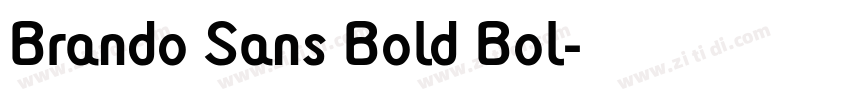 Brando Sans Bold Bol字体转换